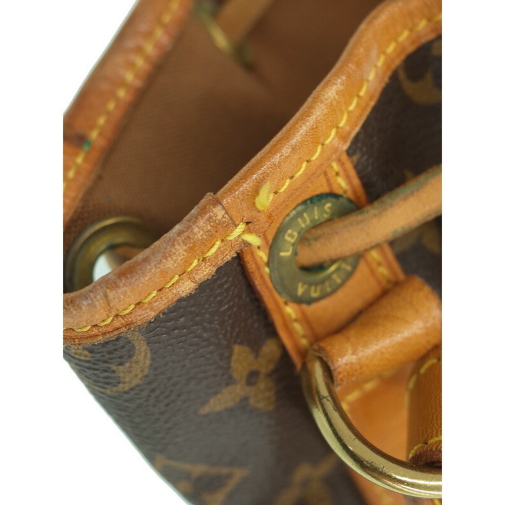 Louis Vuitton Noe Bag Shoulder Brown Leather Monogram - Picture 5 of 8